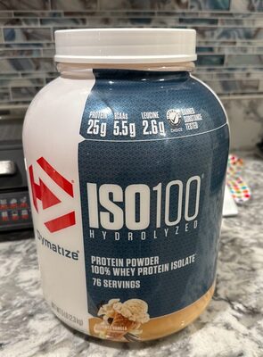 Iso-100 Zero Carb Whey 5 LBS Vainilla