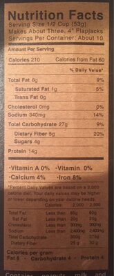 Peanut Butter Flapjack & Waffle Mix