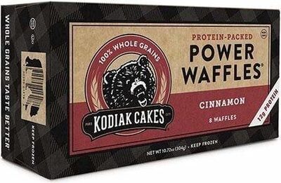 Cinnamon power waffles frozen waffles