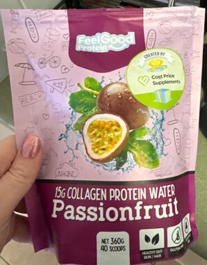 Protein water passionfruit