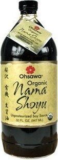 Ohsawa nama shoyu organic and aged in cedar kegs