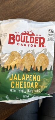 Jalapeño Cheddar Flavored Kettle Style Potato Chips