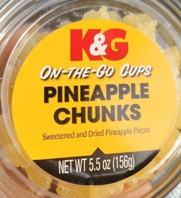 Sweetened And Dried Pineapple Chunks Pieces