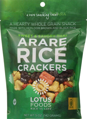 Sweet & savory thai arare rice crackers