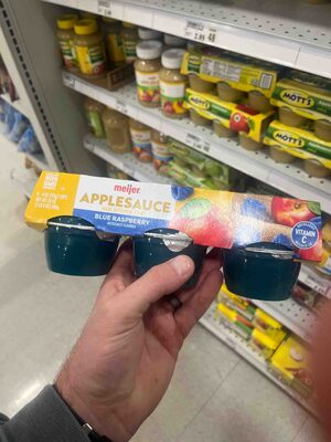 Applesauce Blue Raspberry