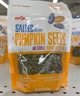Salted pumpkin seeds