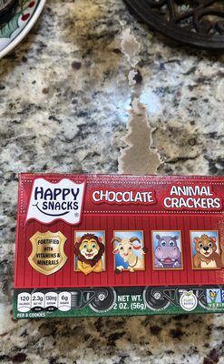 Chocolate animal crackers