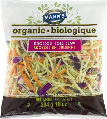 Mann's, organic broccoli cole slaw