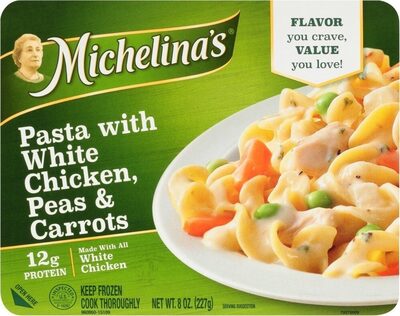 Pasta with white chicken
