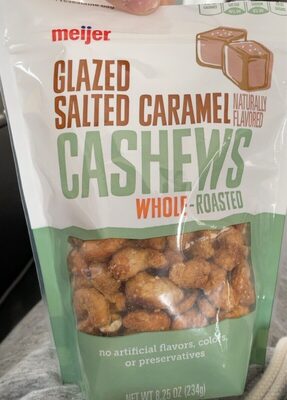 Glazed Salted Caramel Cashews