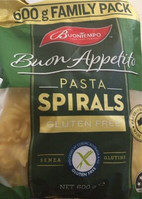 Pasta spirals gluten free