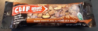 Dark chocolate almond sea salt organic trail mix bar, dark chocolate almond sea salt