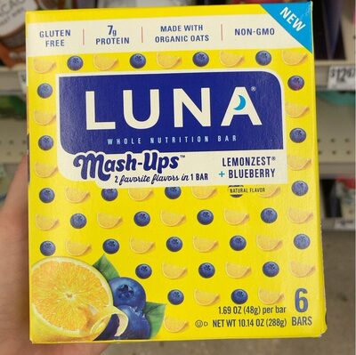 Whole nutrition bar mash up