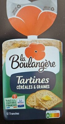 Tartines céréales & graines