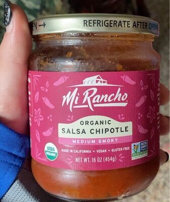 Organic salsa chipotle