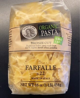 Organic Bronze Cut Farfalle # 22