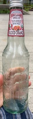 Organic Fru.It, Sparkling Beverage With Pulp, Blood Orange