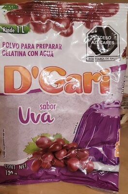 Gelatina sabor Uva