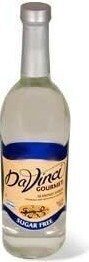 Sugar free vanilla flavored syrup bottles