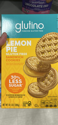 Lemon Pie Gluten Free Sandwich Cookies