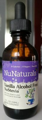 NuStevia Vanilla Alcohol Free