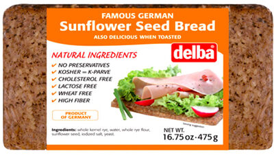 Delba, famous german sunflower seed bread