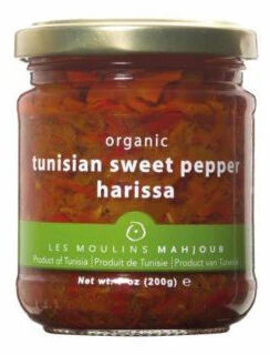 Tunisian sweet pepper harissa spread