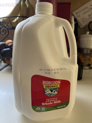 Organic whole milk
