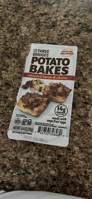 POTATO BAKES uncured bacon & cheese
