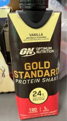 Gold standard protein shake