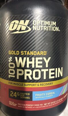 100% whey protein fruity cereal