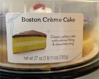 Classic yellow cake with creme filling & chocolate icing