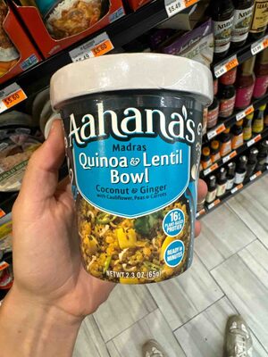 Madras Quinoa & Lentil Bowl