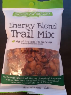 Energy blend trail mix