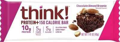 Chocolate almond brownie protein bar