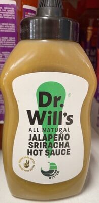 Dr Wills Avocado Sriracha Hot Sauce
