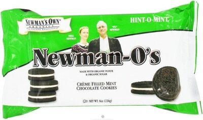 Organic mint creme cookie os ounces