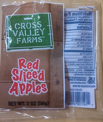 Red Sliced Apples