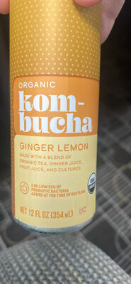 Kombucha Ginger Lemon
