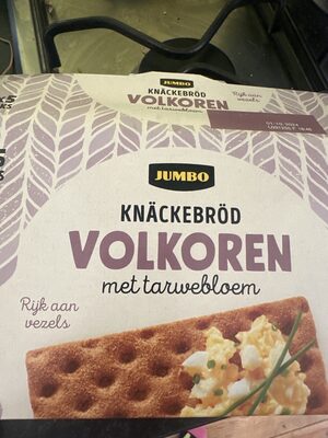 Knäckebröd volkoren met tarwebloem