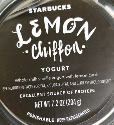 Lemon chiffon yogurt