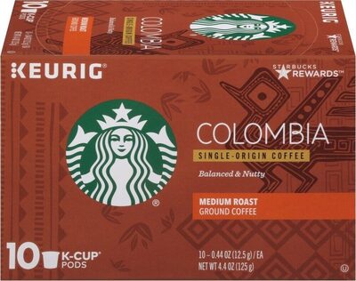 Columbia medium roast coffee k-cup pods