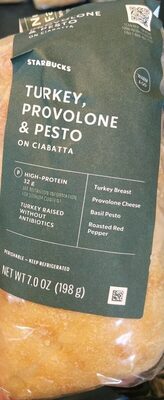 Turkey Provolone and Pesto on Ciabatta