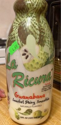 Guanabana Lowfat Dairy Smoothie