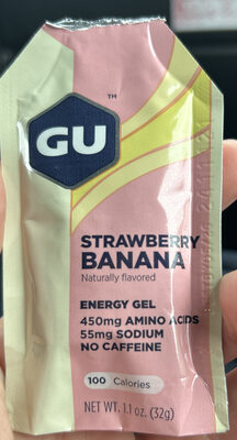 Gu Energy gel Strawberry Banana