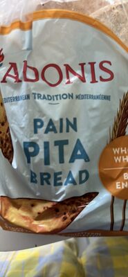 Pain pita blé entier