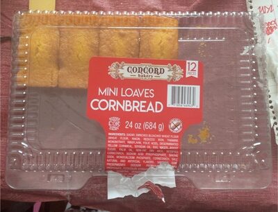 Concord bakery mini loaves cornbread
