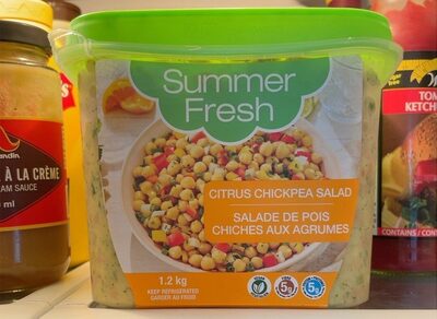 Salade de pois chiches aux agrumes