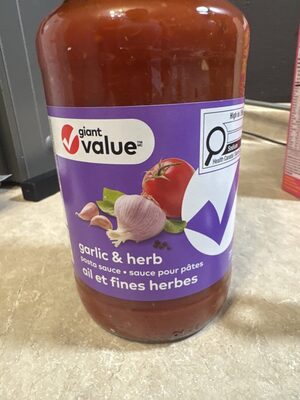 garlic and herb pasta sauce