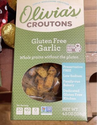 Gluten Free Garlic Croutons